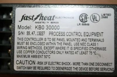USED FAST HEAT KBO30000