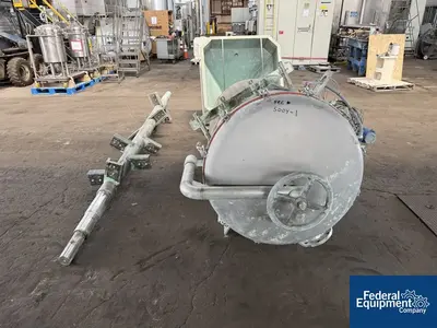 Used Processall 124 Cu Ft ProcessAll Plow Mixer Dryer, 304 S/S, Model 3500S Plow Mixers Ohio US | Federal Equipment Company #1337700
