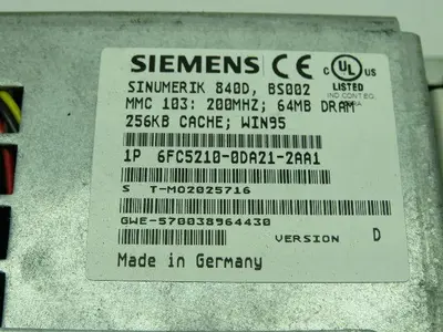 Siemens 6FC5203-0AB13-0AA2 Sinumerik Operator Panel Version C