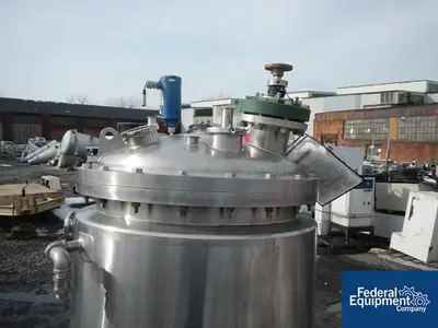 USED Precision 500 Liter Precision Reactor, 316L S/S, 45/100#