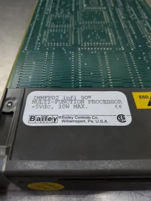 Used Bailey IMMFP02 infi90 Multi-Function Processor, 5VDC, 10W PLC Processors | Palmetto Automation #1156085