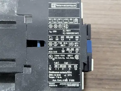 USED TELEMECANIQUE LC1D0910F7