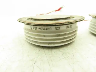 PSI GM480 NXF Thyristor Puck Rectifier Diode 2.5" Dia Lot of 2