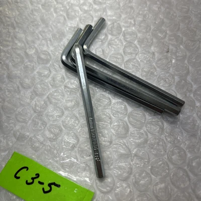 **Preowned (5) 4mm (5) 3mm Hex Allen Key, L-Wrench, ISO 2936 B+F #