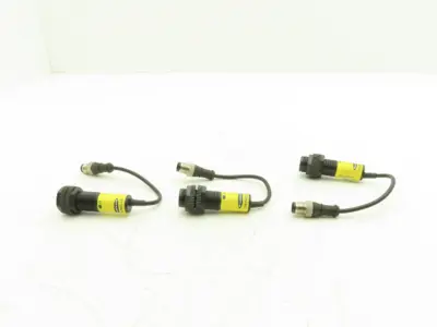 Banner S18-2NAEL-Q5 Photoeye Sensor Emitter 18mm 10-30VDC  Lot of 3