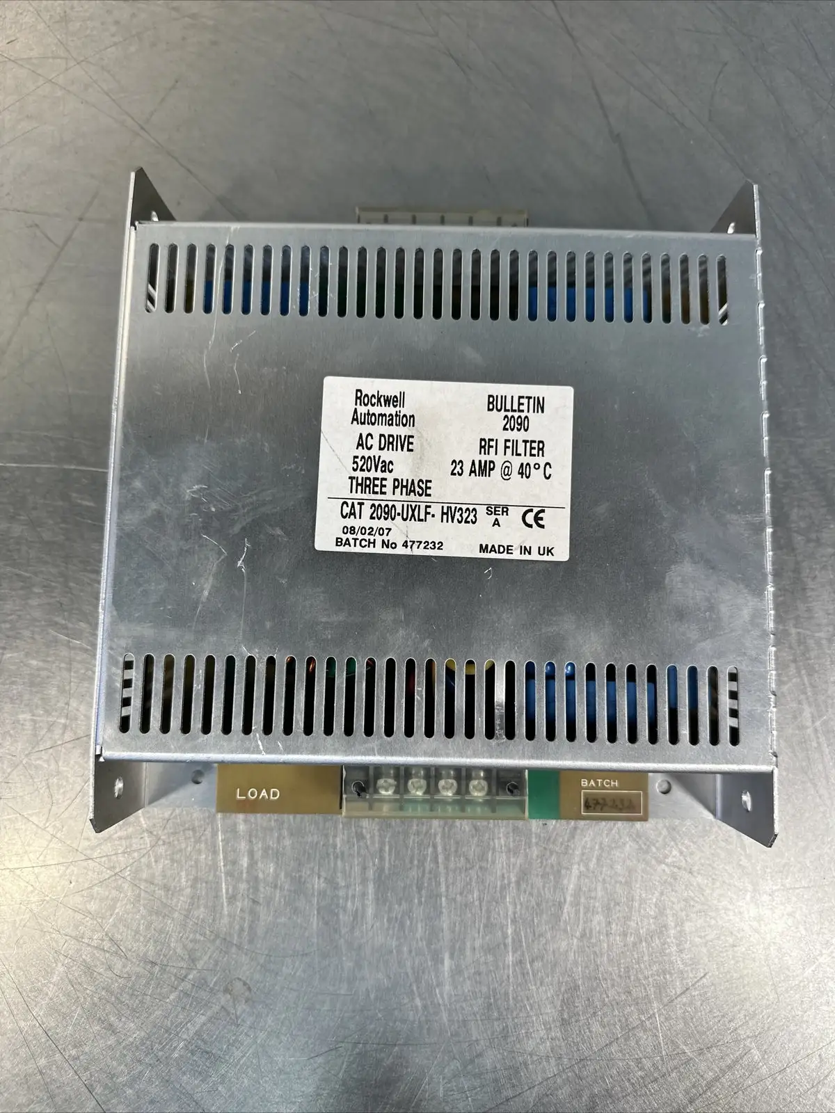 Allen Bradley RFI Filter 2090-UXLF-HV323 Ser. A (BIN-4.4.5)
