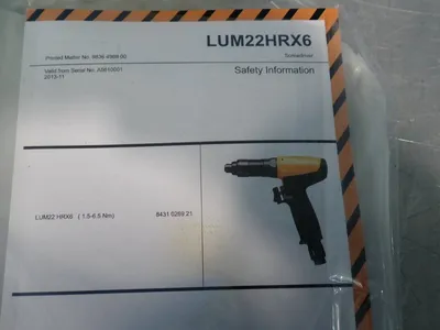 New | in-Stock ATLAS COPCO LUM22 HRX6 Miscellaneous MRO Ohio US | HGR 24 #728015