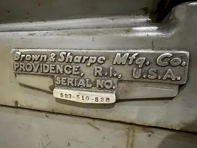 5" X 10"" BROWN & SHARPE MODEL #510 HORIZONTAL HYDRAULIC SURFACE GRINDER: STOCK #22044