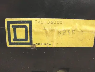 USED SQUARE D FAL36000