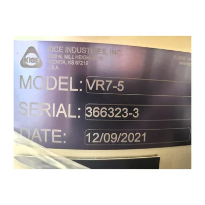 NEW KICE INDUSTRIES INC. VR7-5
