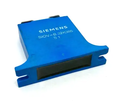 USED SIEMENS MINIATURE BLOCK VARISTOR BLUE 2-POLE