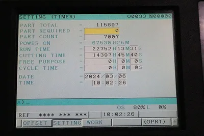 2012 HYUNDAI WIA VX500 Vertical Machining Centers | Toolquip, Inc. (10)