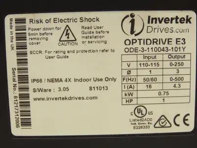 Used INTERTEK _UNKNOWN_ Variable Speed Drives | Arrow Industrial #642775