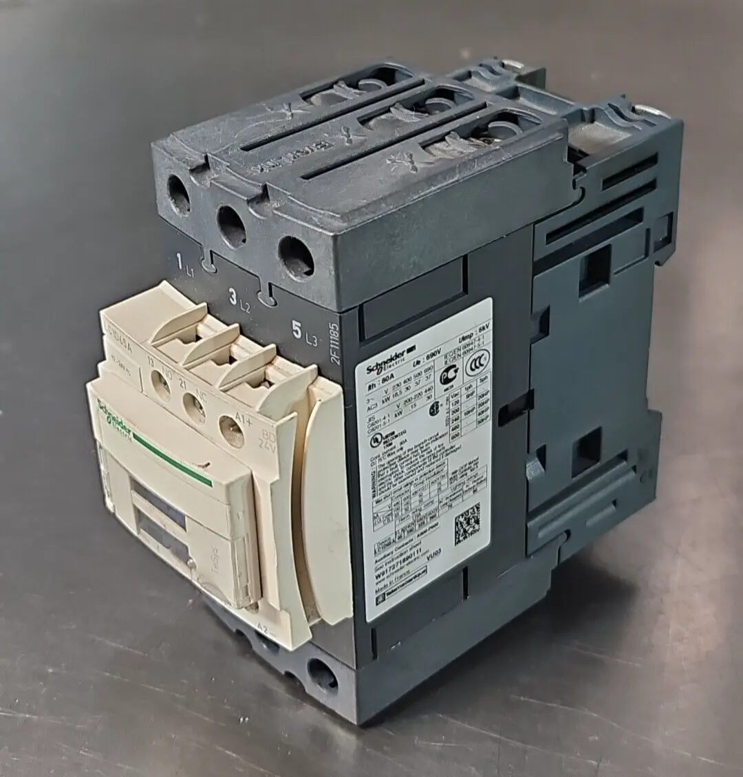 Schneider LC1D65A Coil Contactor 80A (BIN444)
