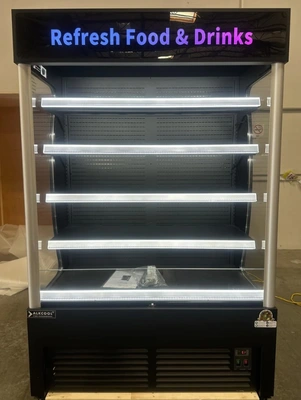 168-0009 AC-OFC 53” Open Air Self Contained Curtain Merchandiser Cooler