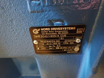 Nord 1.5 Hp Gear Drive