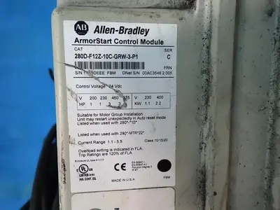 USED ALLENBRADLEY 280DF12Z10CGRW3P1