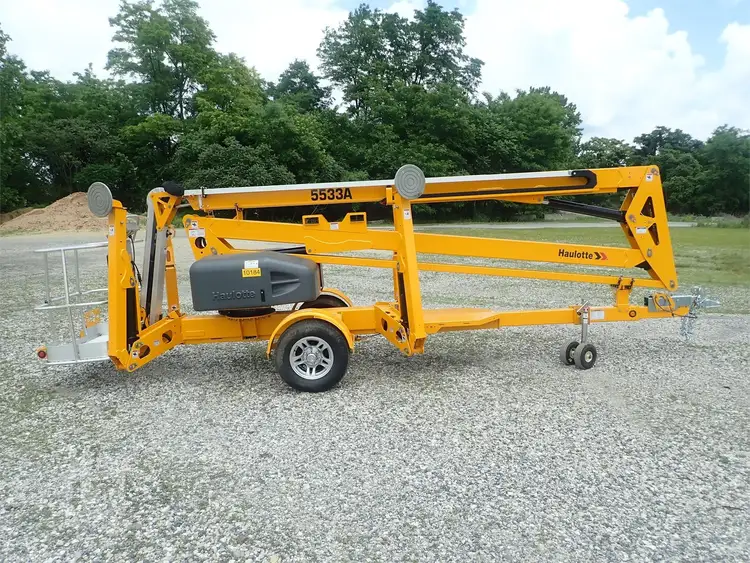 New | in-Stock 2019 Haulotte 5533A Towable Boom Lifts New York US | United Lift #1446966