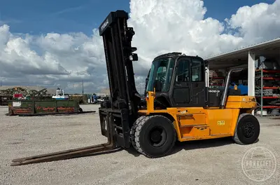 Used 2018 HYUNDAI 160D-9 Internal Combustion Forklifts: Pneumatic Tire Florida US | Forklift Exchange #1274786