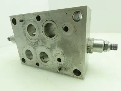 Sun Hydraulics CKY Aluminum Sandwich Valve Manifold w/ Relief Cartridge RPEC-LAN