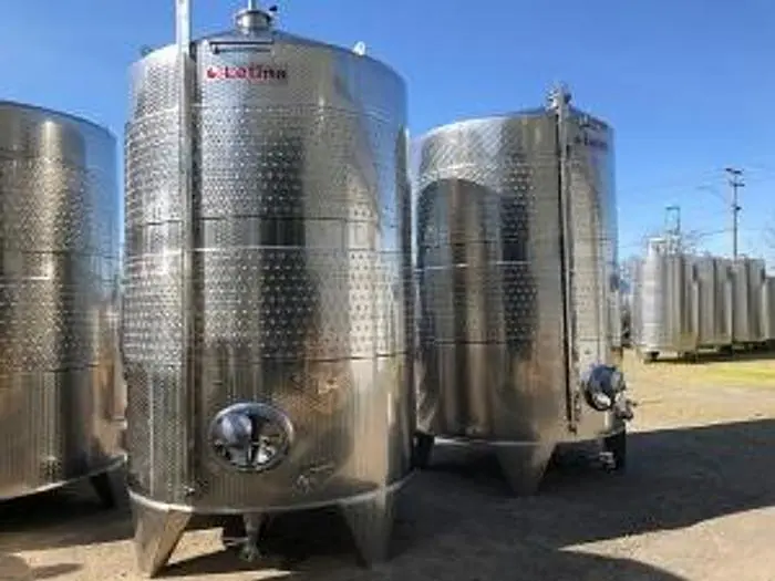 New Stock Letina 3222Gal/12200L Closed Top Jacketed Storage Tank