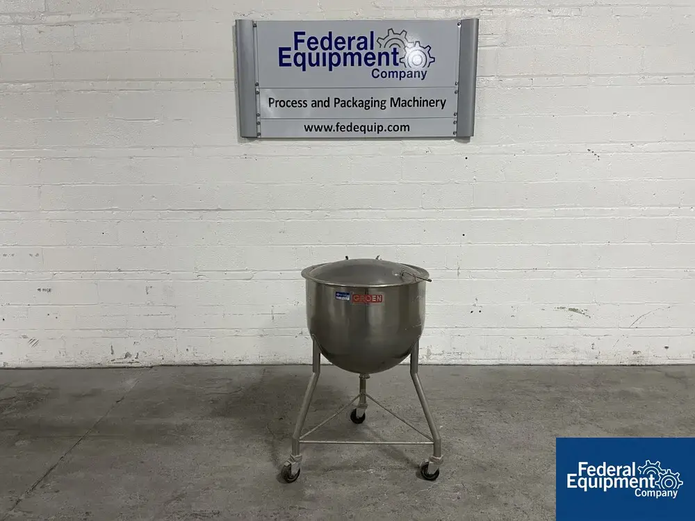 USED Dover Corporation 40 Gallon Dover Kettle, Model N 40 SP, S/S