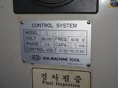 USED 1996 KIA MACHINE TOOL V35