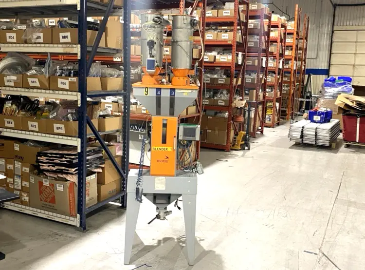 Used Motan GC100-4-PSG Hopper Blending Feeding Equipment Michigan US | Maverick Industrial Sales #1454251