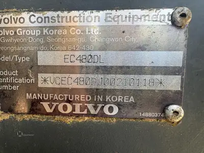 Used 2012 VOLVO EC480DL Crawler Excavators Tennessee US | Moore Equipment #1517306