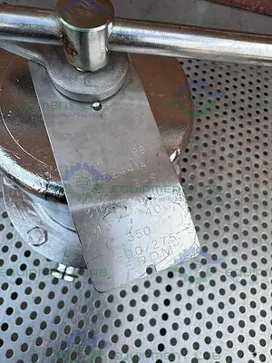 USED STERIFLOW 96 MANUAL LOW TO HIGH FLOW SANITARY BACK PRESSURE REGULATOR 3/4"