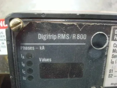 Westinghouse Digitrip RMS/R800 Trip Unit RH84CLIG with Base Unit PR6A06A060 Used