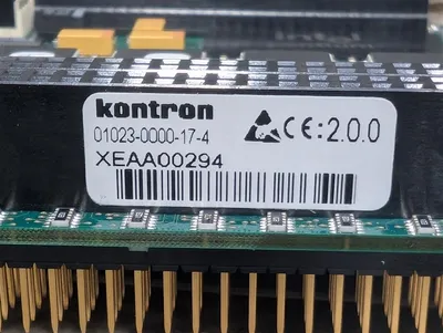 WTC / Kontron XEAA00294 WebView Weld Control Single Board Computer Used
