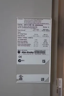USED 2011 ALLEN BRADLEY 20G14ND156AN0NNNNN