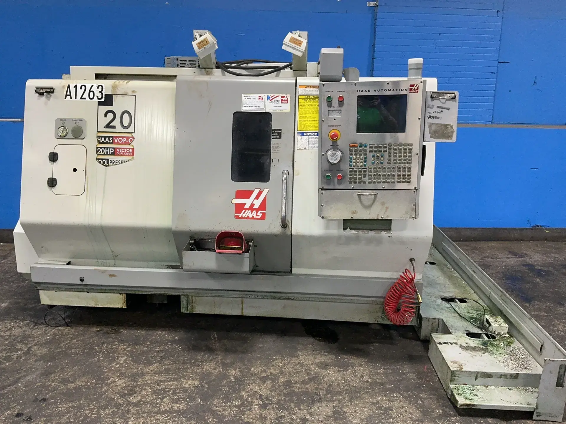 Used 2005 HAAS AUTOMATION SL20 CNC Lathes Ohio US | HGR 24 #1357024
