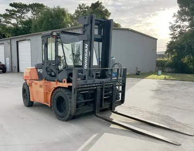 Used 2015 DOOSAN D90S-7 Internal Combustion Forklifts: Pneumatic Tire Texas US | Forklift Exchange #1274719