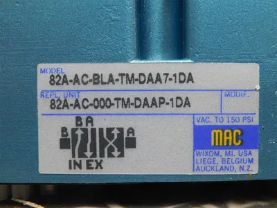 USED MAC 82A-AC-BLA-TM-DAA7-1DA