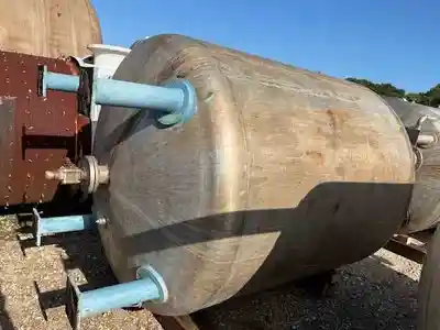1000 gal m&m welding ss pressure vessel
