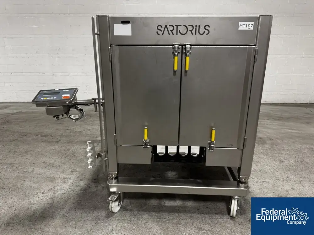 USED Sartorius 1,000 Liter Sartorius Palletank for Mixing Jacketed
