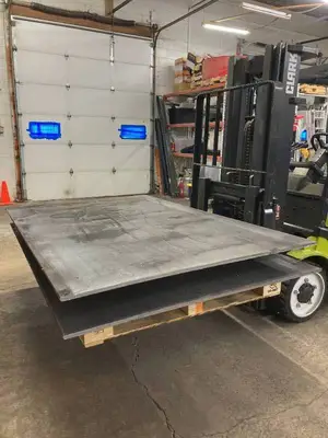Steel Plate (5ft x 8ft, 0.75 inches thick)