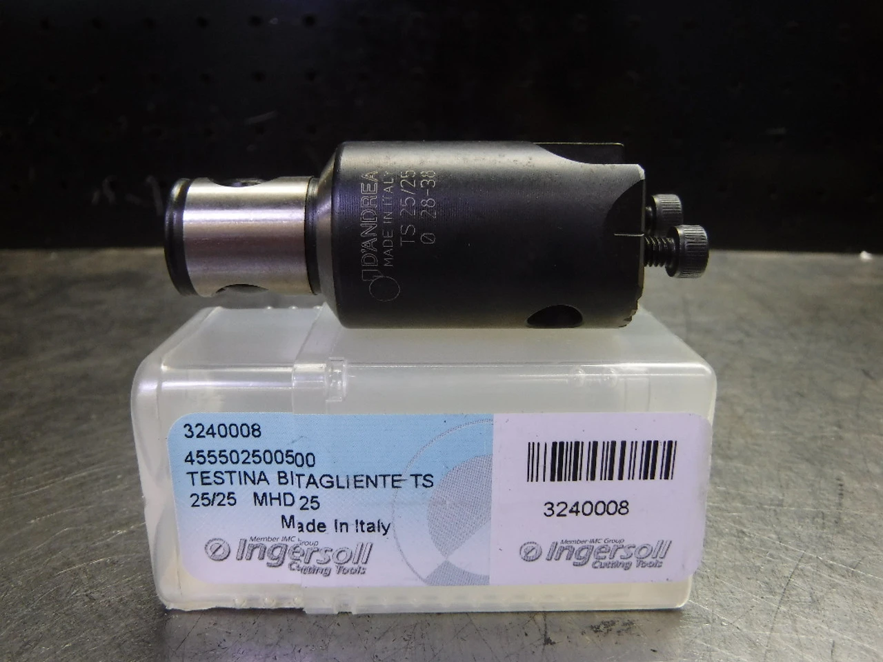 Ingersoll D'Andrea TS 25/25 MHD 25 Boring Head 455502500500 (LOC2221)