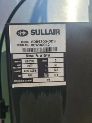 USED SULLAIR SDB-4300-DDS