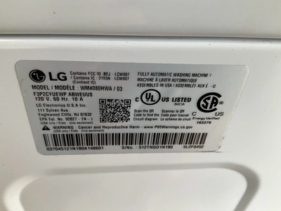 Used LG WM4080HWA Washers Michigan US | Miedema Asset Management Group #1320901