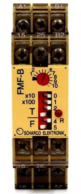 USED SCHARCO ELEKTRONIK FMF-B TIME DELAY RELAY FMFB