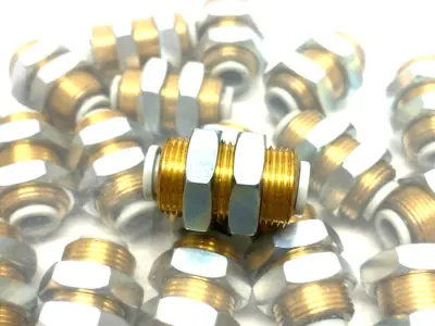 USED SMC PUSH-TO-CONNECT STRAIGHT BULKHEAD UNION FITTING 6MM