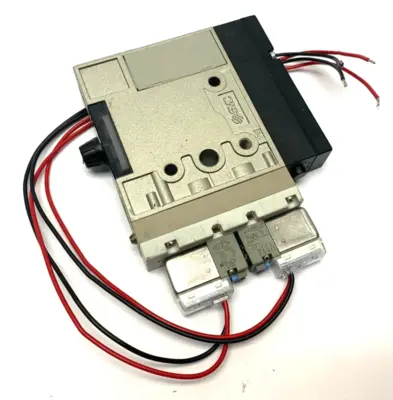 ZM131H-K5LZ | SMC  High Pressure Vaccum Generator w/ V114-5G Solenoids - Used