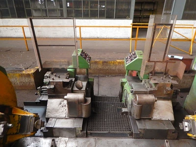 USED HEGENSCHEIDT MFD DRH II 110K TRAIN WHEEL LATHE