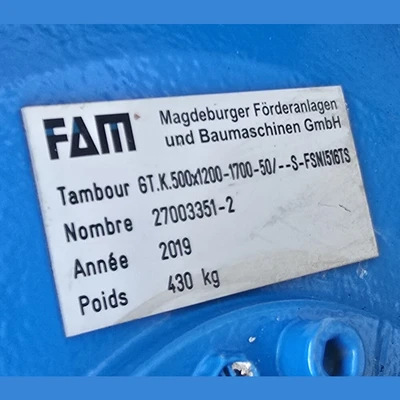 NEW 2019 FAM GMBH GT.A.630X1200-1800-100/--S--STL2220TS