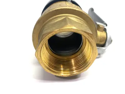 USED AIRNET BALL VALVE NPT 1-1/2" FEMALE TO AIR TUBE DN40