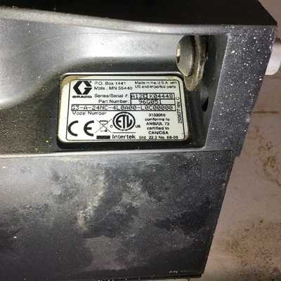 Graco G3-A-24NC-4L0A00-L0C00000 Centralized Lubrication Grease Pump 24V 2.5