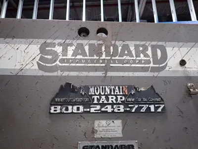 Used STANDARD INDUSTRIAL CORP CS37510 Power Squaring Shears (Inch) Ohio US | HGR 24 #878406